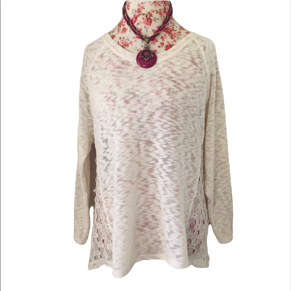 Cato Cream Knit Sweater